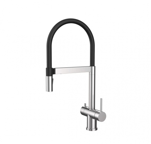 Смеситель для кухни Wonzon & Woghand WW-8020306-BN на мойку никель