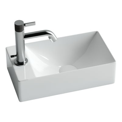 Раковина из сантехнического фарфора Ceramica Nova ELEMENT 38 см CN5008 подвесная цвет белый