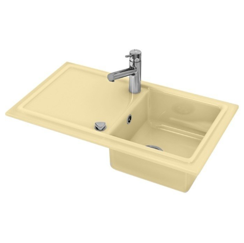 Раковина Duravit Cassia 86 см 7513861900 встраиваемая цвет бежевый