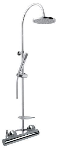 Душевая стойка Fiore 44CR5189 настенная цвет хром