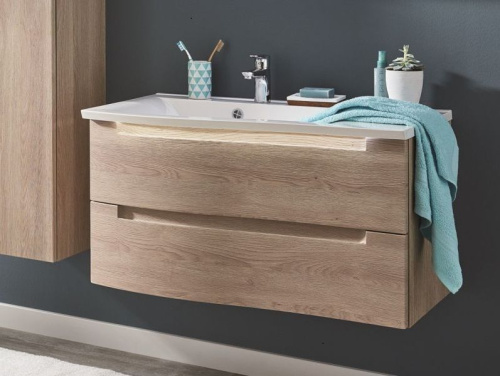 Тумба под раковину Puris Purefaction WUA36901SR(676/180) 90х51х51 подвесная цвет дуб чарлстон