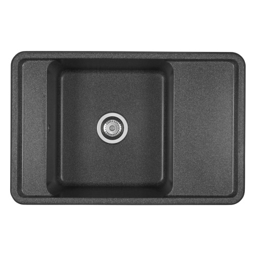 Мойка кухонная Aquaton БЕЛЛИС 1A725032BS210 51х78 цвет графит