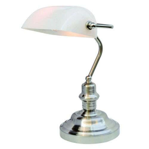 Настольная лампа Arte Lamp Banker (Банкер) A2491LT-1SS