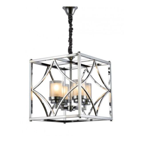 Люстра подвесная Lumina Deco Quadrato (Куадрато) LDP 1223-4 CHR