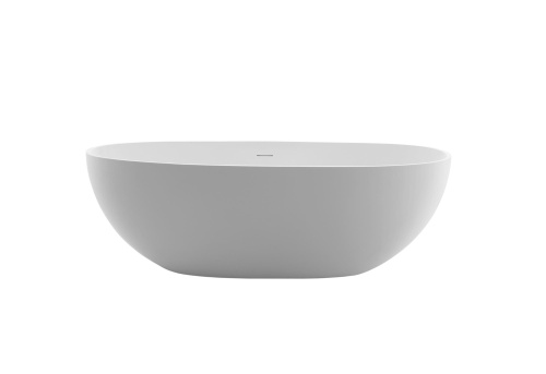Ванна из искусственного камня Solid Surface Cezares RELAX CZR-RELAX2.0-170-80-56-SSB 170х80 отдельностоящая овальная