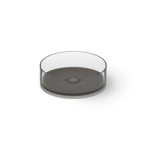 Раковина керамическая Dea Design Washbasins DD9061 420 R4 40х40 накладная цвет черный без отверстий под смеситель