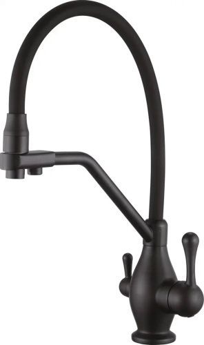 Смеситель для кухни Rose R858H на мойку черный