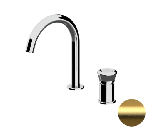 Смеситель Remer Element ET57BG на раковину брашированное золото
