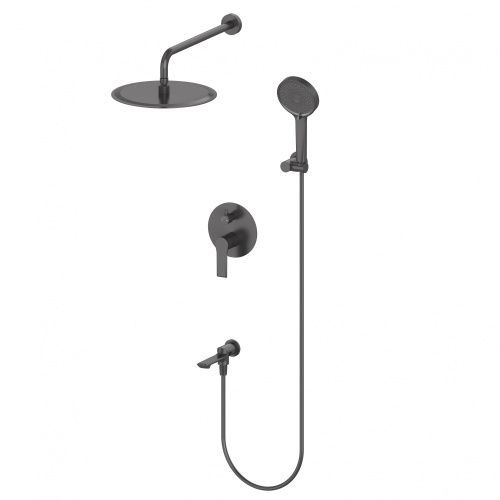 Душевая система Wonzon & Woghand BRILLIANT WW-88939079-MB встраиваемый в стену