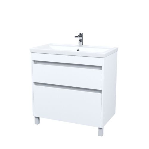 Тумба с раковиной IDDIS Zodiac X ZDX80WFi95K 82х46х84 напольная цвет белый