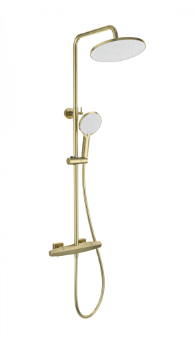 Душевая стойка Wonzon & Woghand Neo WW-B3045-A-BG настенная цвет золото
