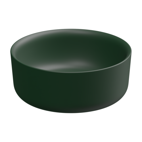 Раковина керамическая GSG Ceramic Design Hit! HILAVRO42036 42х42 накладная цвет болотный