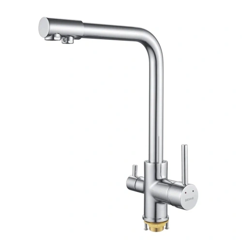 Смеситель для кухни Shevanik S328 на мойку хром