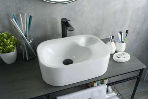 Раковина Gid Creativo 47 см N9266 (51173) накладная цвет белый
