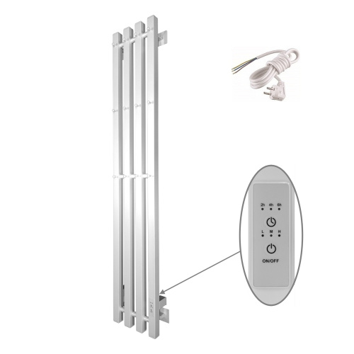 Полотенцесушитель Altasan АргоЛюксПроф АргоЛюксПроф12021БМ подвесной 21х120 электрический белый матовый