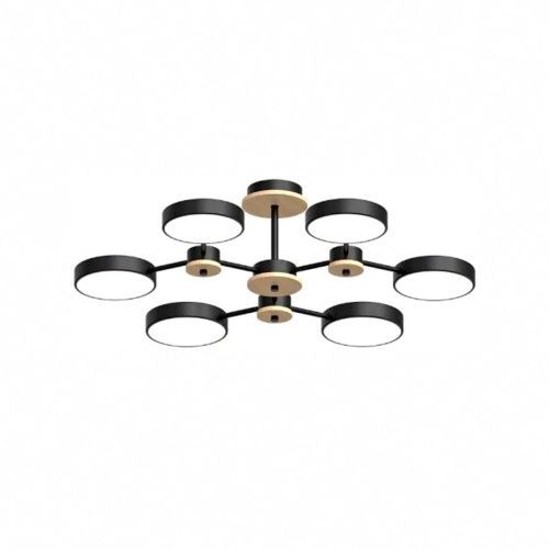 Люстра на штанге LED4U L3216-730 BK