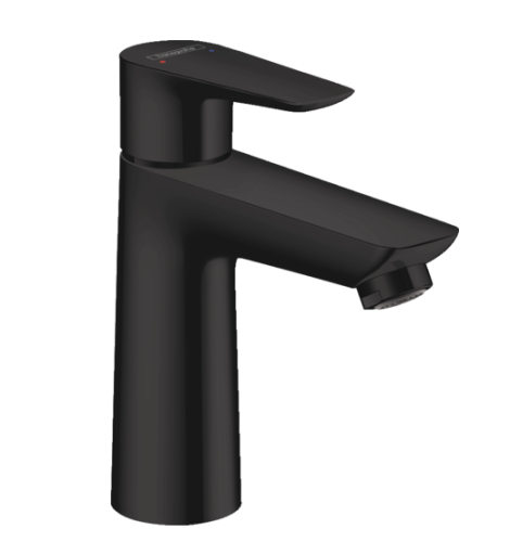 Смеситель Hansgrohe 71712670 на раковину/столешницу черный матовый без термостата