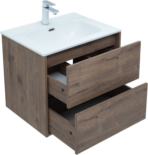 Тумба под раковину Aquanet Lino Flat 00287541 60х46х52 подвесная