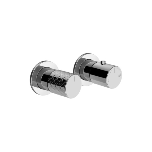 Смеситель для душа Gessi Habito 70136#031 встраиваемый в стену хром с термостатом (внешняя часть)