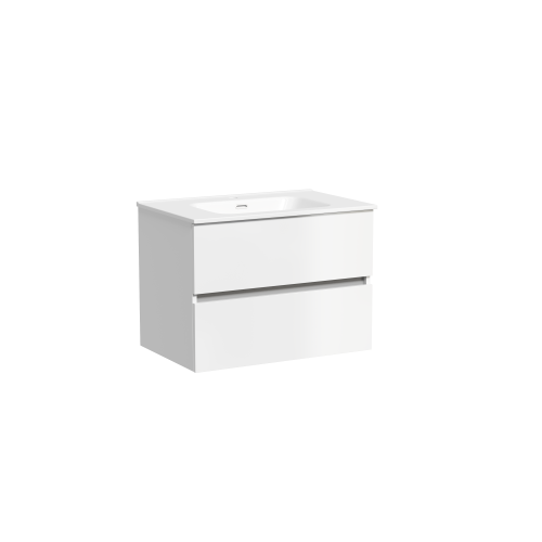 Тумба под раковину Sancos Urban UR70W 69х45х55 подвесная цвет белый