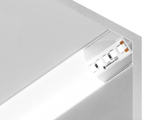 Алюминиевый угловой профиль Ambrella Light Alum Profile (Алум Профиле) GP2100WH