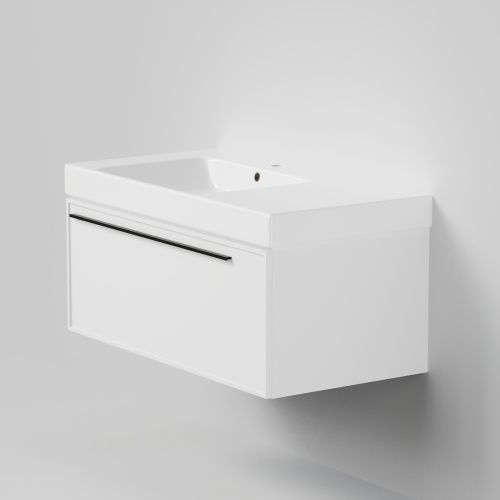 Тумба с раковиной La Fenice ELBA NFNC-01-ELB-B-90-3-90L 91х36х49 подвесная цвет белый