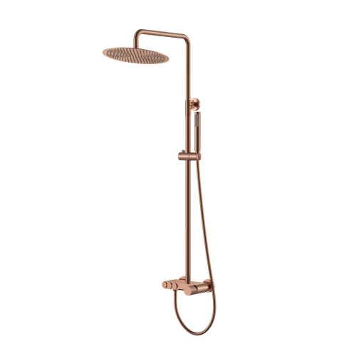 Душевая стойка Boheme Stick 128-CB.2 настенная цвет медь брашированная