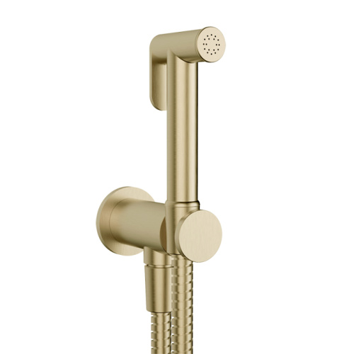 Гигиенический душ Gessi Transparenze 14331/727 настенный брашированное золото