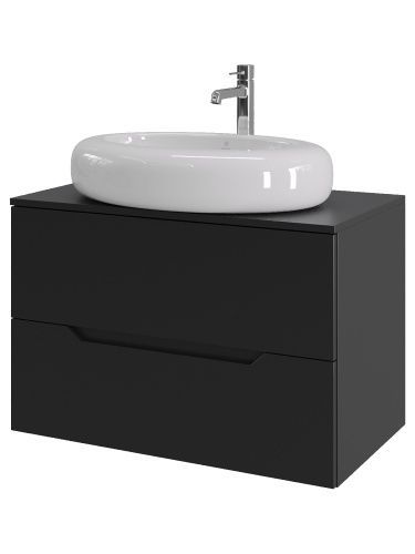 Тумба с раковиной Orange Line Li-80TubMDF+B08-640W 81х46х68