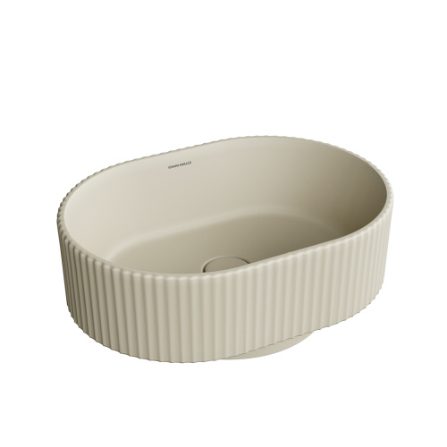 Раковина керамическая Kerama Marazzi VENTO VE.wb.50\SAN 50х37 накладная цвет бежевый