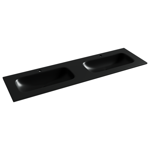 Раковина из сантехнического фарфора Ceramica Nova GRACE CN7023MB 161х46 накладная цвет черный матовый Раковина из сантехнического фарфора Ceramica Nova GRACE CN7023MB 161х46 накладная цвет черный матовый