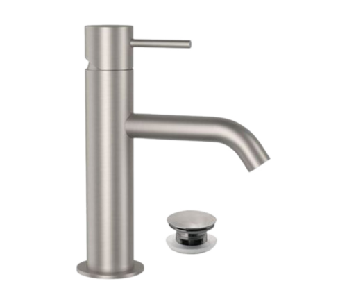 Смеситель Remer X Style Inox SSX10B на раковину нержавеющая сталь