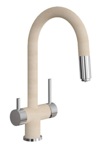 Смеситель для кухни Florentina Маэстро 337.03Н.2123.107 на раковину песочный