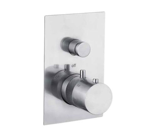 Смеситель для душа Remer X Style Inox SSXT09Q встраиваемый в стену нержавеющая сталь с термостатом