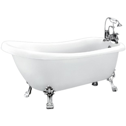 Ванна акриловая BelBagno BB20-1700 170х73 отдельностоящая полукруглая