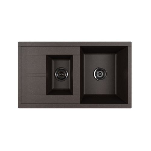 Мойка кухонная Aquaton Делия 1A716232DE280 87х51 цвет кофе