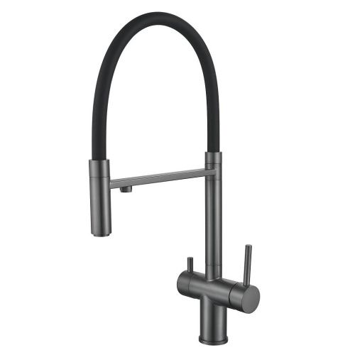 Смеситель для кухни Maretti Calabria CA31RGF11 на мойку оружейная сталь