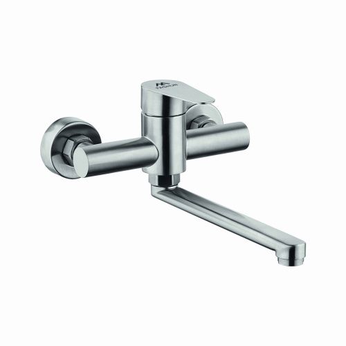 Смеситель для кухни Fashun A54615 настенный сатин