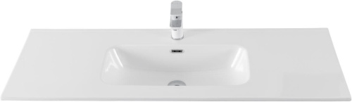 Раковина-столешница Aquanet Flat 00254366 полувстраиваемая цвет белый