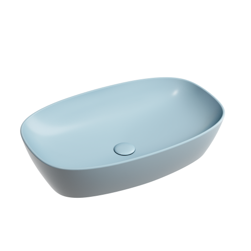 Раковина Ceramica Nova ELEMENT 60 см CN6049ML накладная цвет голубой матовый