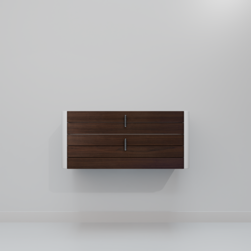 Тумба под раковину ArtDecco Gabriella (Габриелла) AGB09W24S000 90x45x40 подвесная цвет черный орех