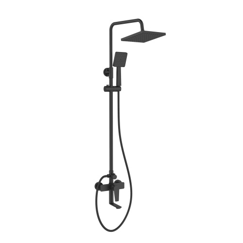 Душевая стойка Tokito Rain TOK-RAI-1014BL настенная цвет черный