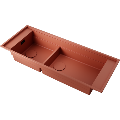 Кухонная мойка Omoikiri Sintesi Pro 114-2-U/I 4997452 110х20 цвет коричневый поверхность матовая