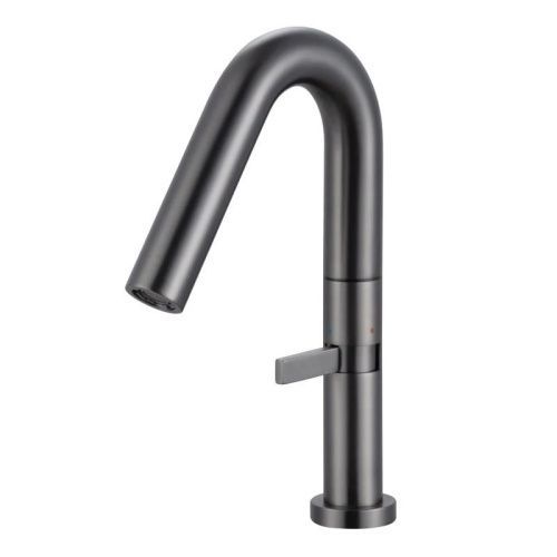 Смеситель Knotlor ELIXIR SS-30/GM на раковину вороненая сталь