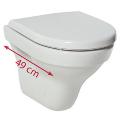 Чаша унитаза подвесная Jika TIGO 8.2021.3.000.000.1 цвет белый без сиденья каскадный смыв