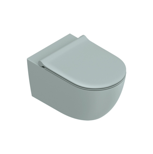 Чаша унитаза подвесная Catalano Sfera 511550028 цвет светло-серый матовый без сиденья безободковая смыв торнадо