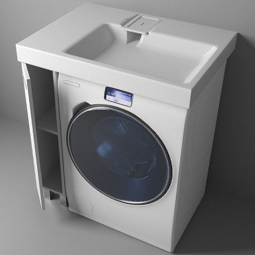 Тумба с раковиной Эстет Riga Luxe ФР-00009657 18х58х86 напольная цвет белый