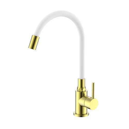 Смеситель для кухни Splenka S201 S201.4408.03 на мойку золотой сатин