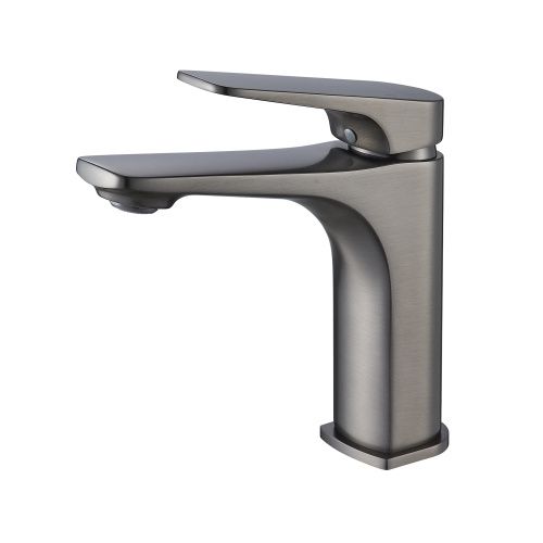 Смеситель Shevanik S4201T на раковину оружейная сталь