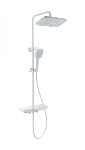 Душевая стойка Wonzon & Woghand WW-B3098-A-MW настенная цвет белый
